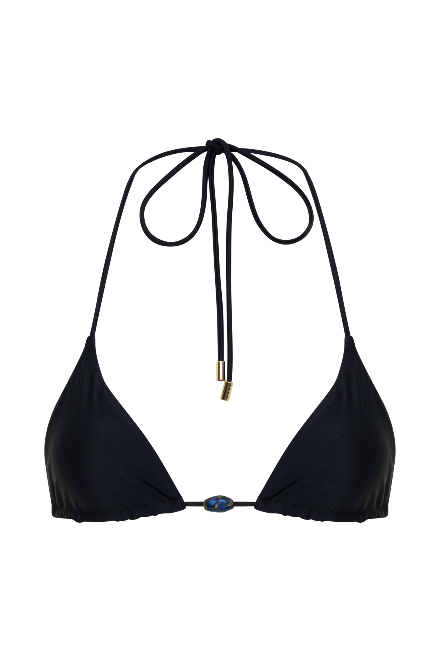 Blossom Classic Triangle Bikini Top - Black vista 15
