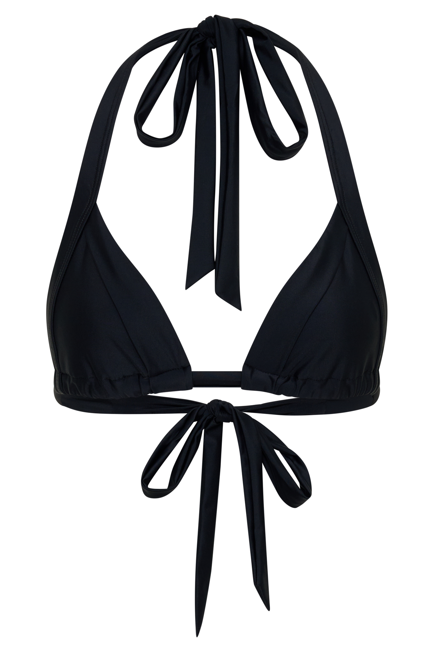 Fern Triangle Bikini Top - Black vista 11