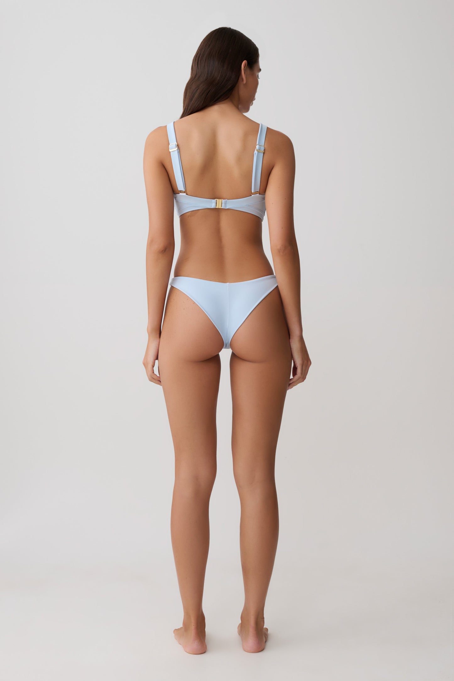 Briar Strapless Bikini Top - Pale Blue vista 9