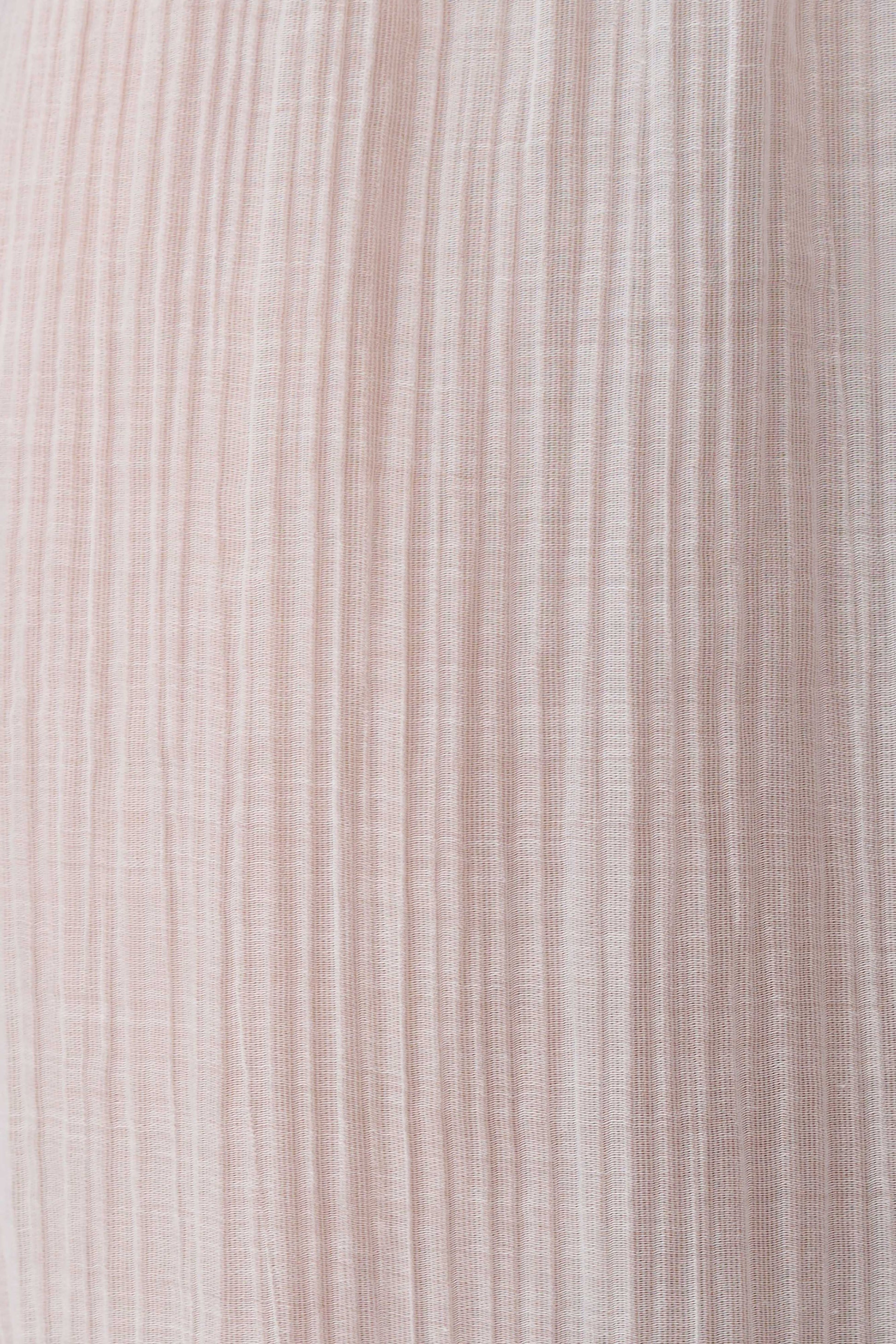 Leilani Sheer Drawstring Wide Leg Pants - Ivory vista 7