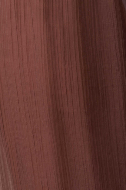 Leilani Sheer Drawstring Wide Leg Pants - Chocolate vista 8