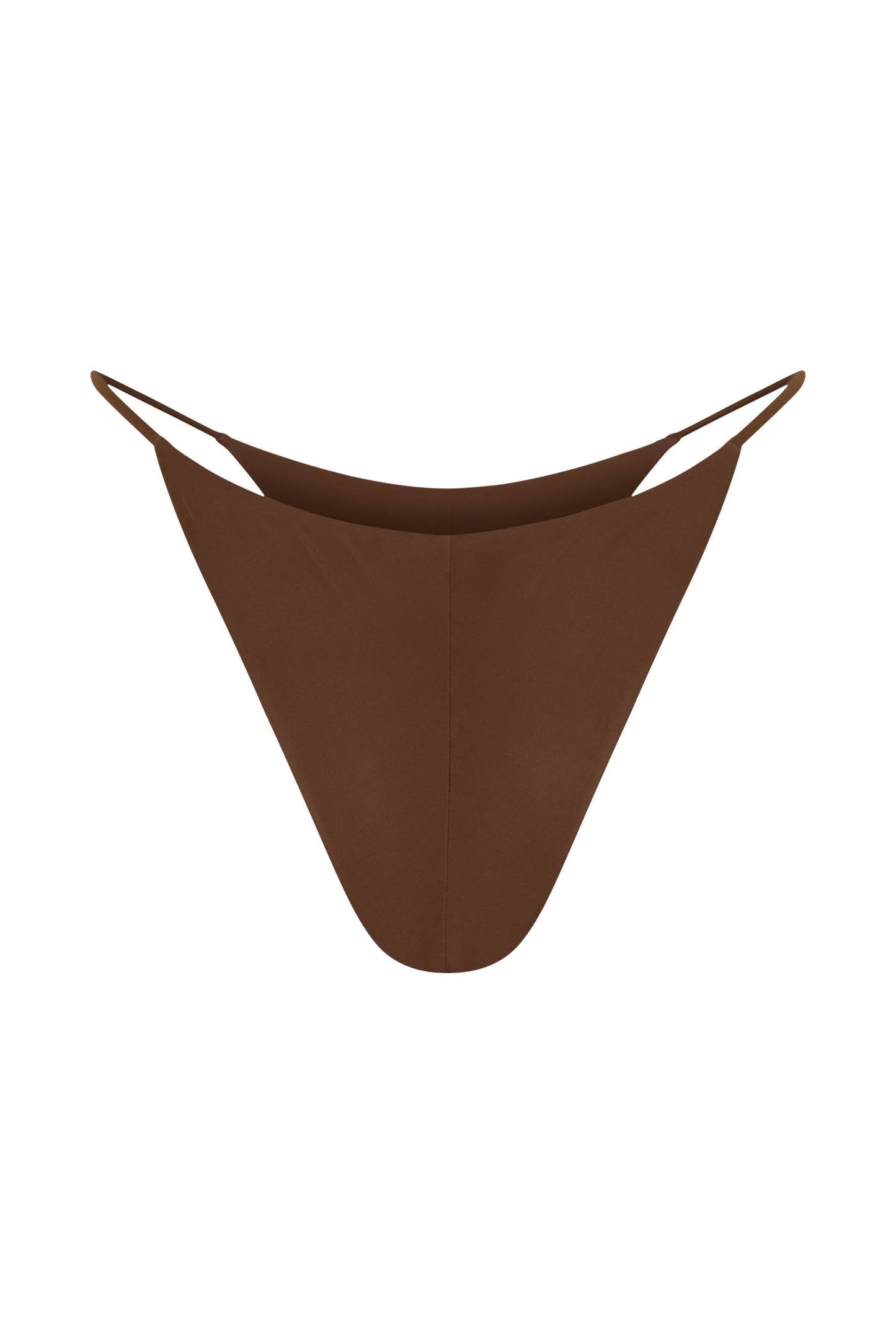 Bloom Embroidered Bikini Bottom - Chocolate With Pale Blue Embroidery vista 10