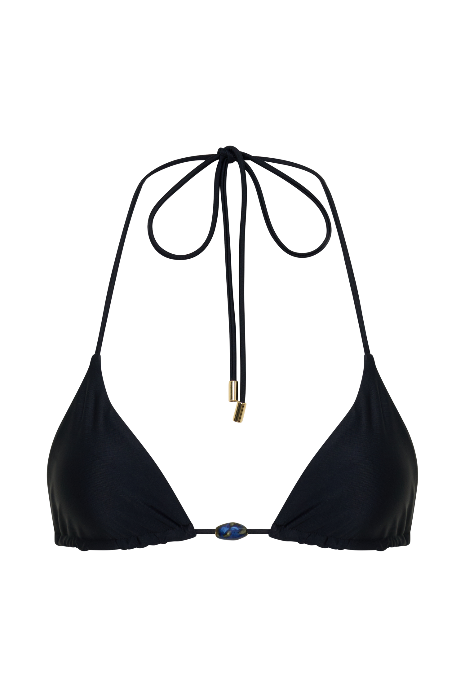 Blossom Classic Triangle Bikini Top - Black vista 15