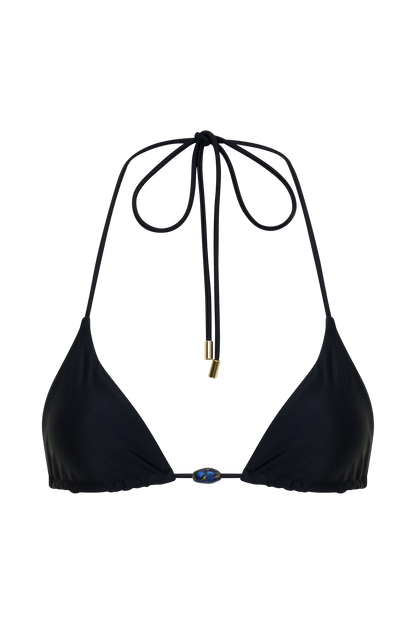 Blossom Classic Triangle Bikini Top - Black vista 15