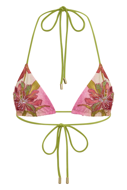 Blossom Classic Triangle Bikini Top - Camillea Flower Print vista 14
