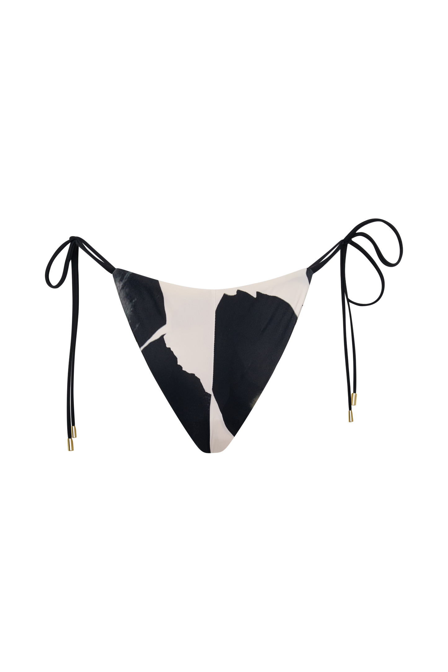 Blossom Side Tie Bikini Bottom - Ivory Oversized Floral Print vista 8