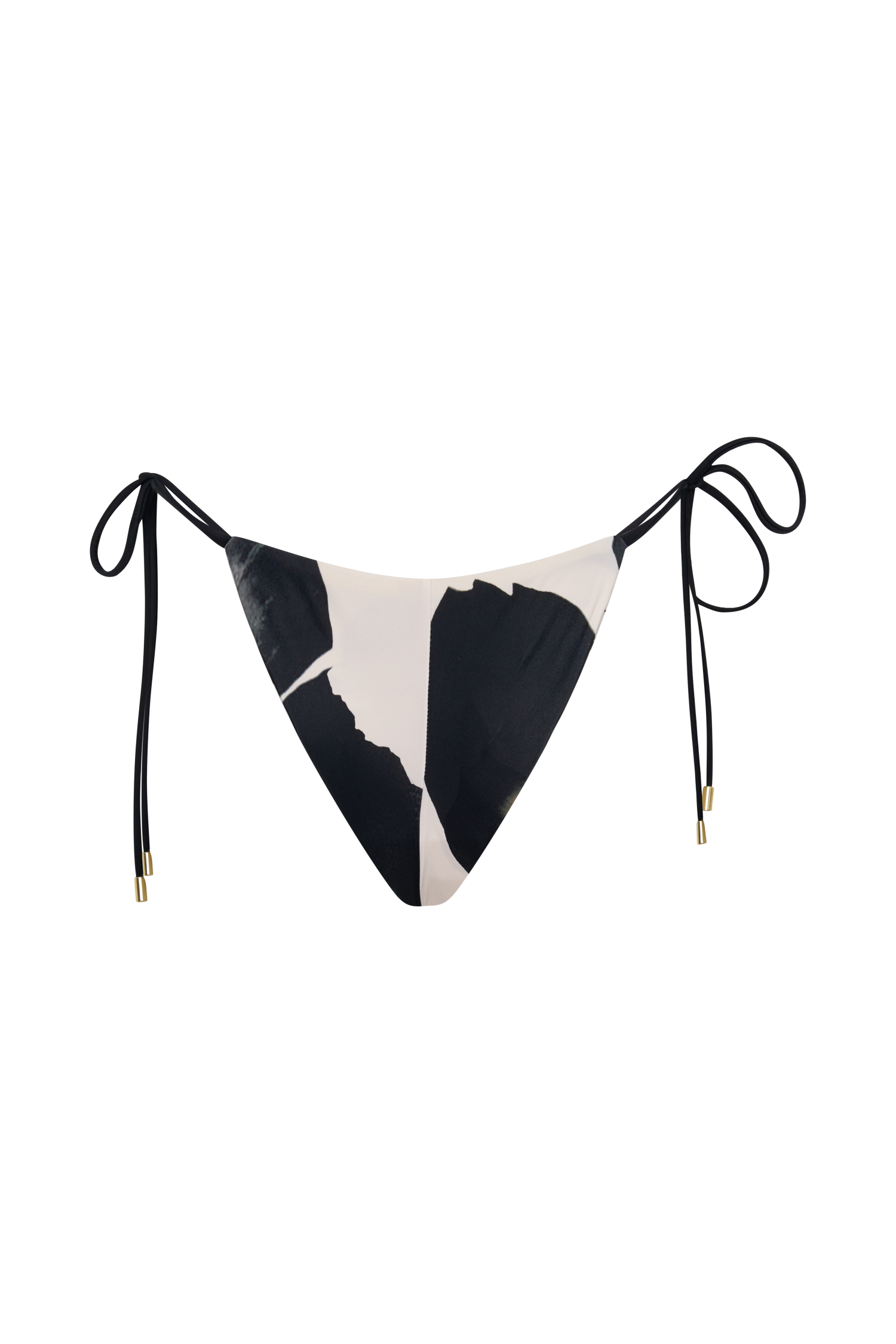 Blossom Side Tie Bikini Bottom - Ivory Oversized Floral Print vista 8