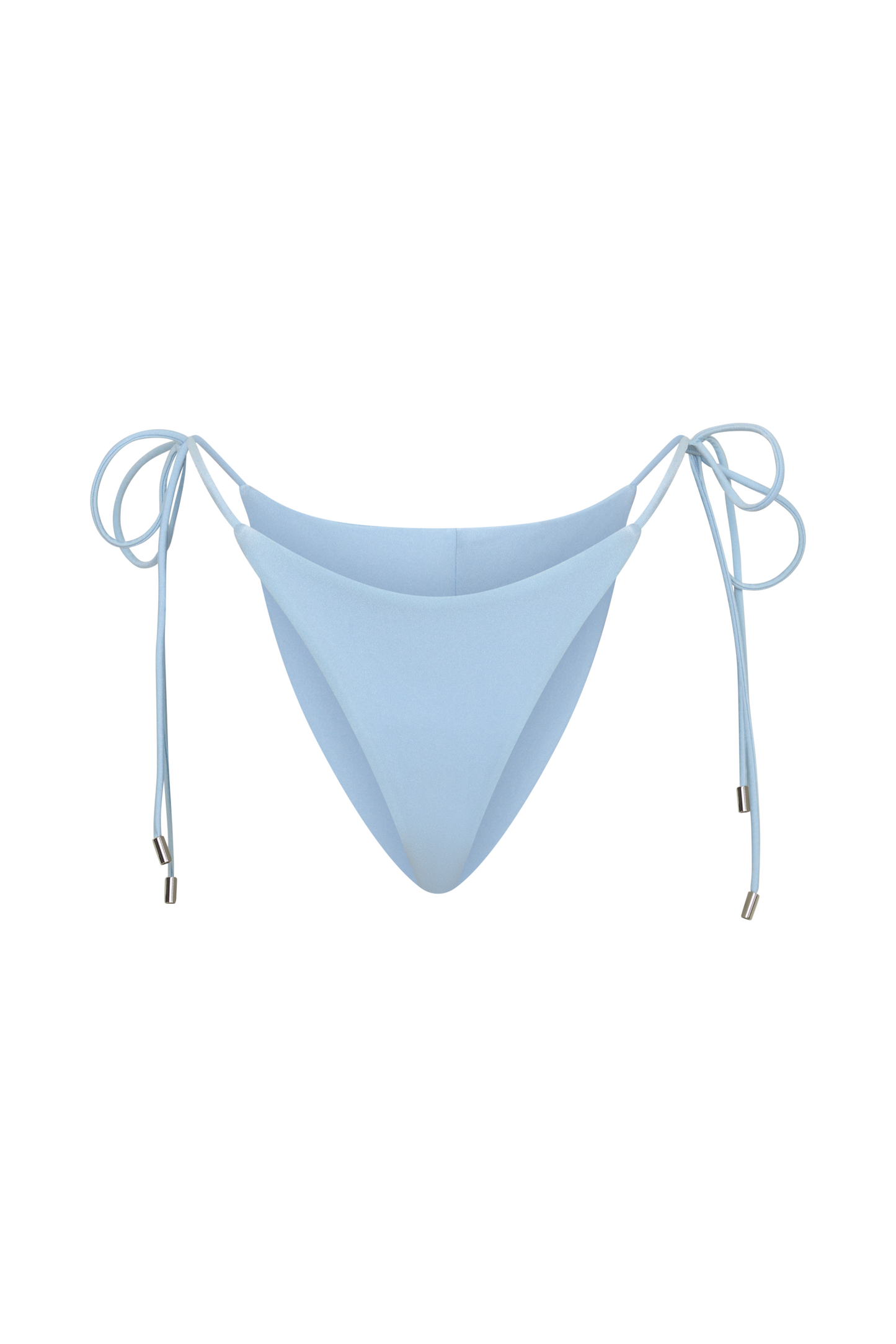 Blossom Side Tie Bikini Bottom - Pale Blue vista 13