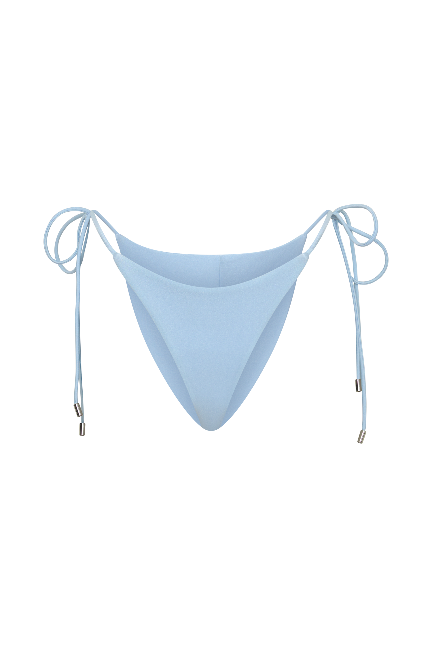 Blossom Side Tie Bikini Bottom - Pale Blue vista 13