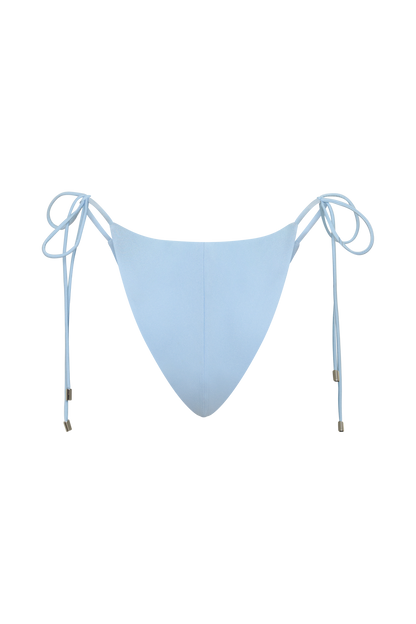 Blossom Side Tie Bikini Bottom - Pale Blue vista 12