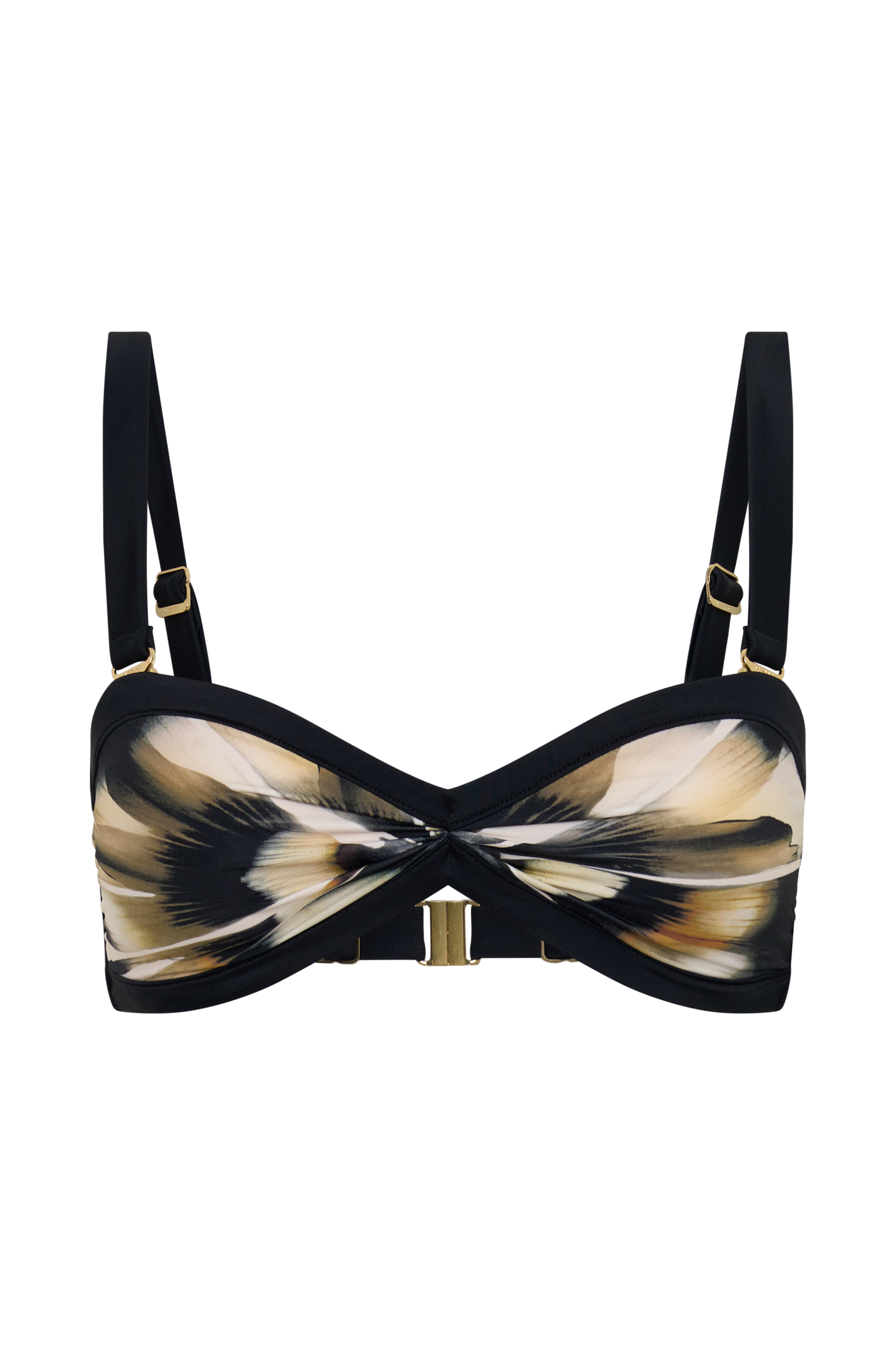 Briar Strapless Bikini Top - Ivory Oversized Floral Print vista 7