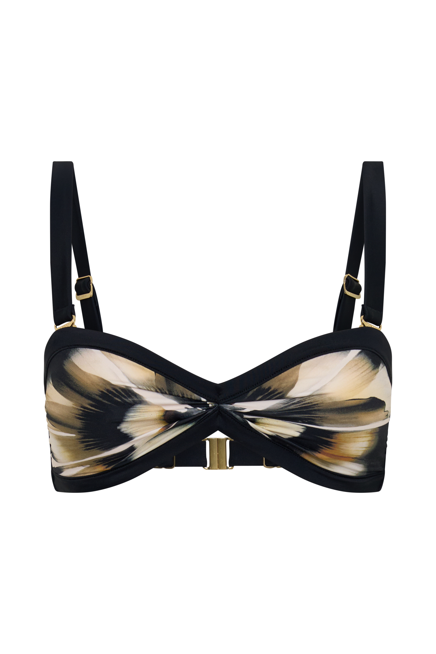 Briar Strapless Bikini Top - Ivory Oversized Floral Print vista 7