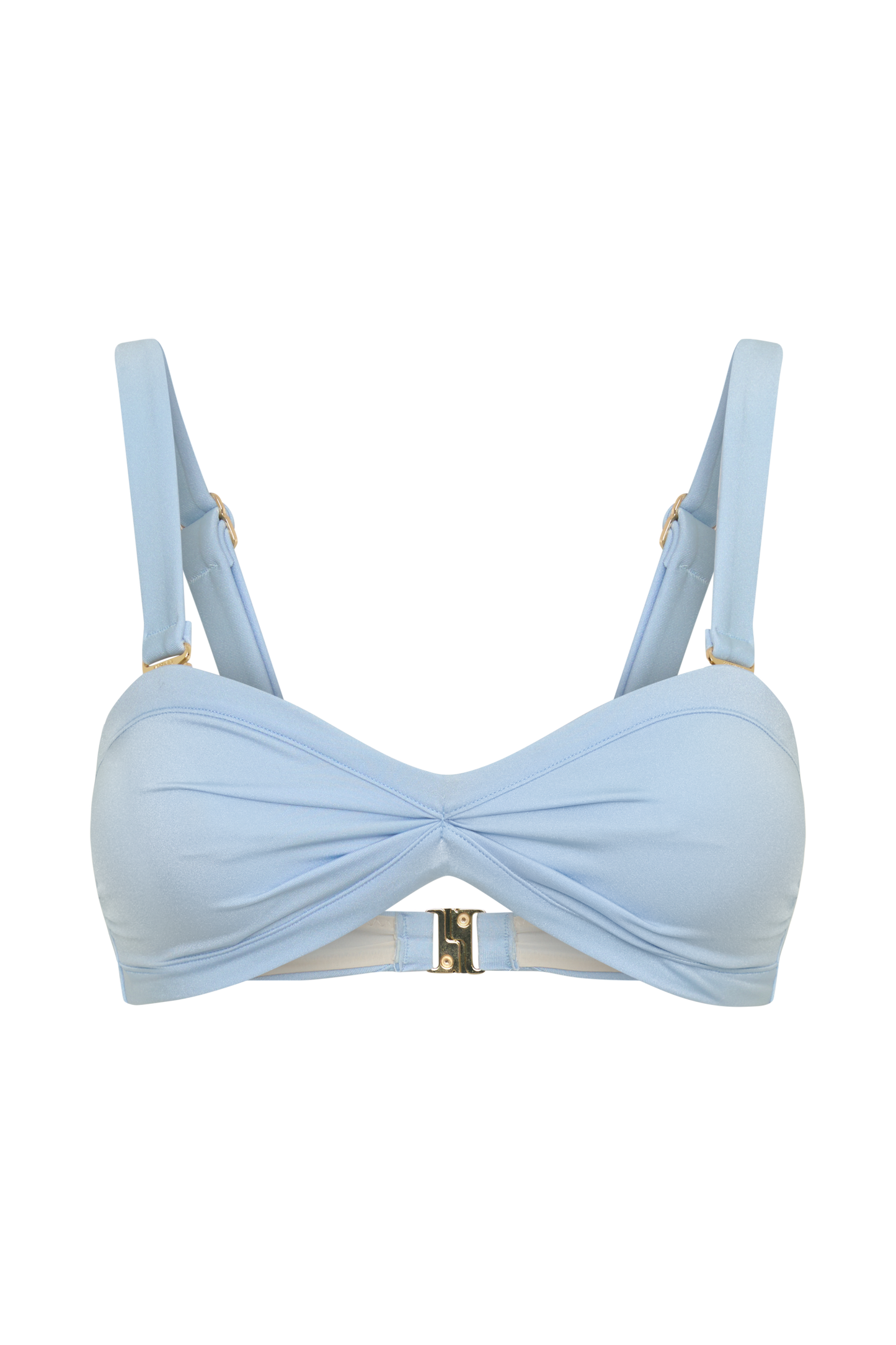 Briar Strapless Bikini Top - Pale Blue vista 14