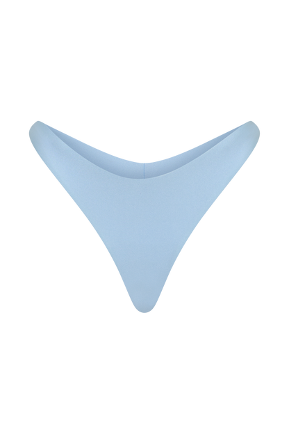 Clover Brazilian Bikini Bottom - Pale Blue vista 13