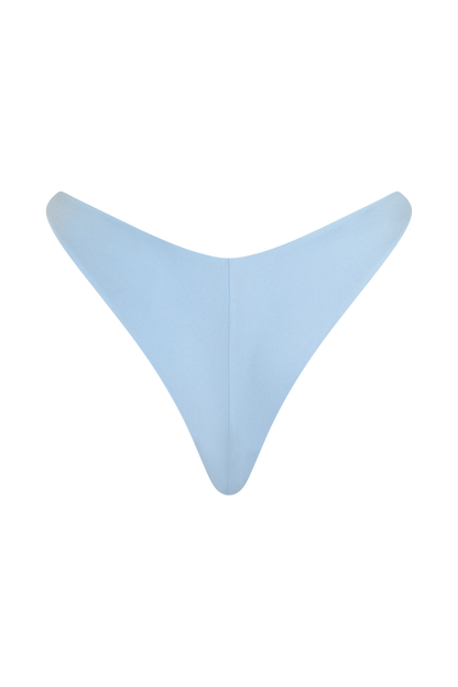 Clover Brazilian Bikini Bottom - Pale Blue vista 12