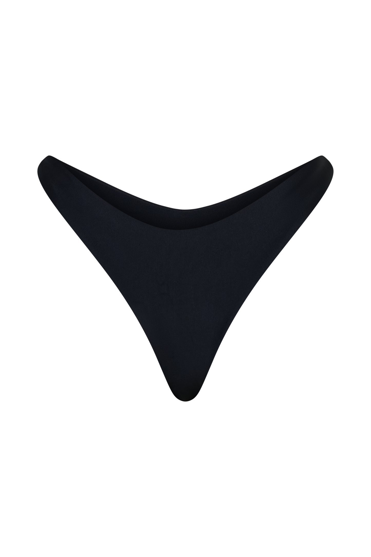 Coralia High Side Thong Bikini Bottom - Black vista 12