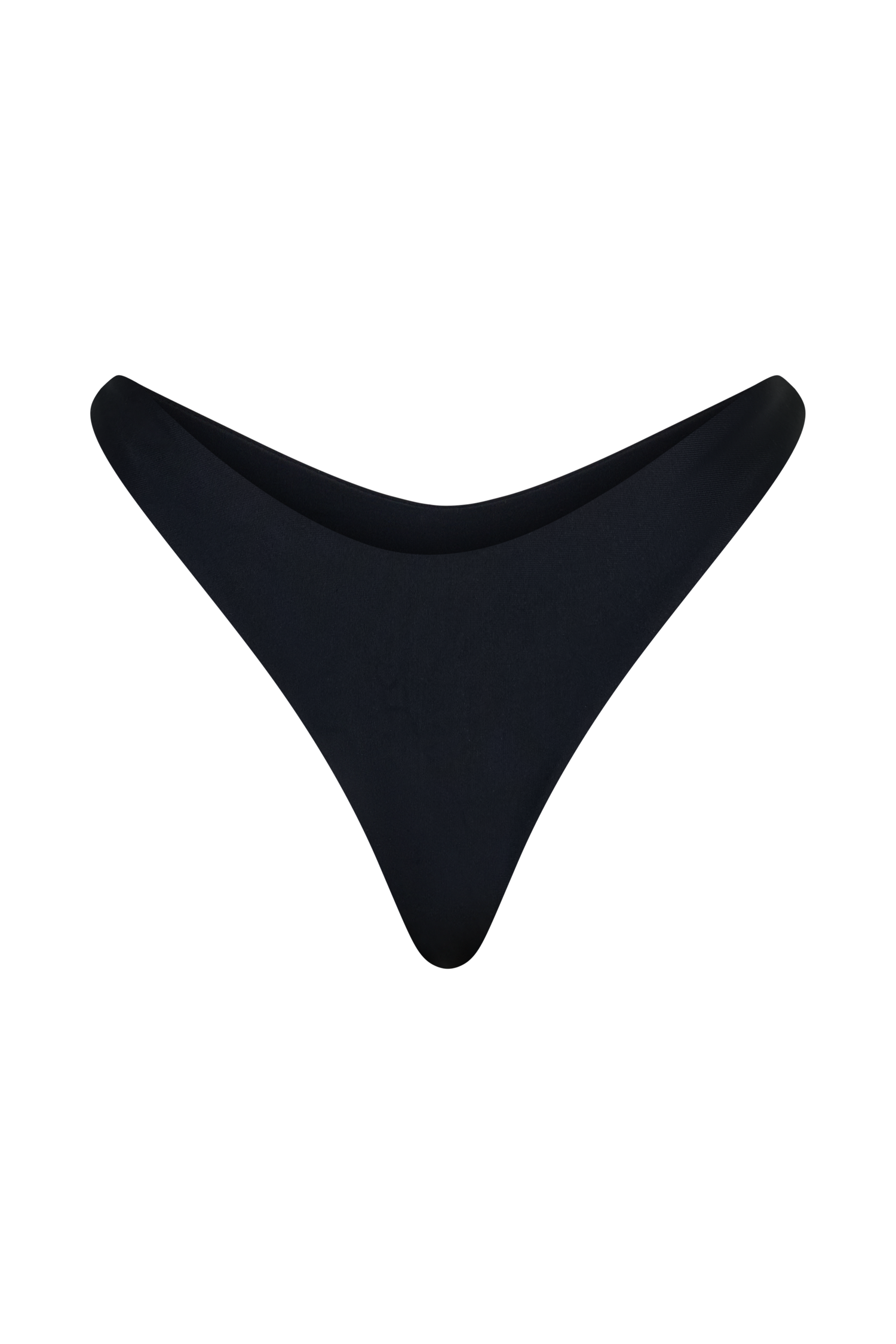 Coralia High Side Thong Bikini Bottom - Black vista 12