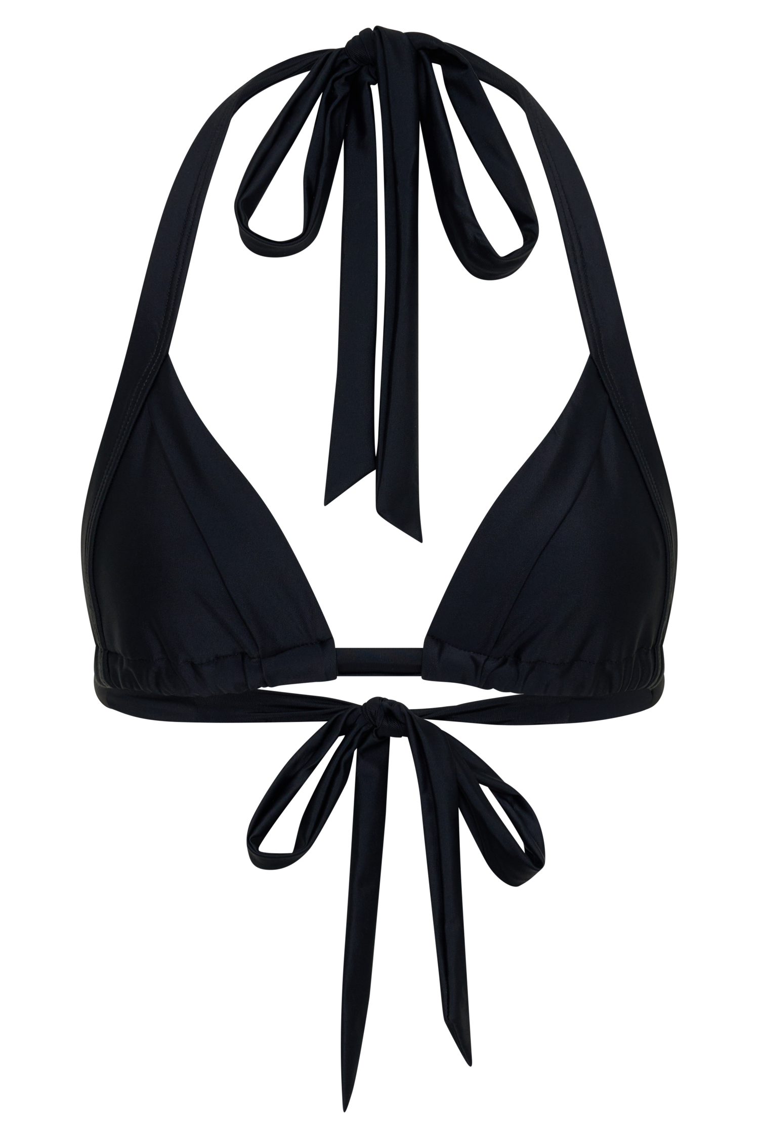 Fern Triangle Bikini Top - Black vista 11
