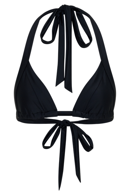 Fern Triangle Bikini Top - Black vista 11