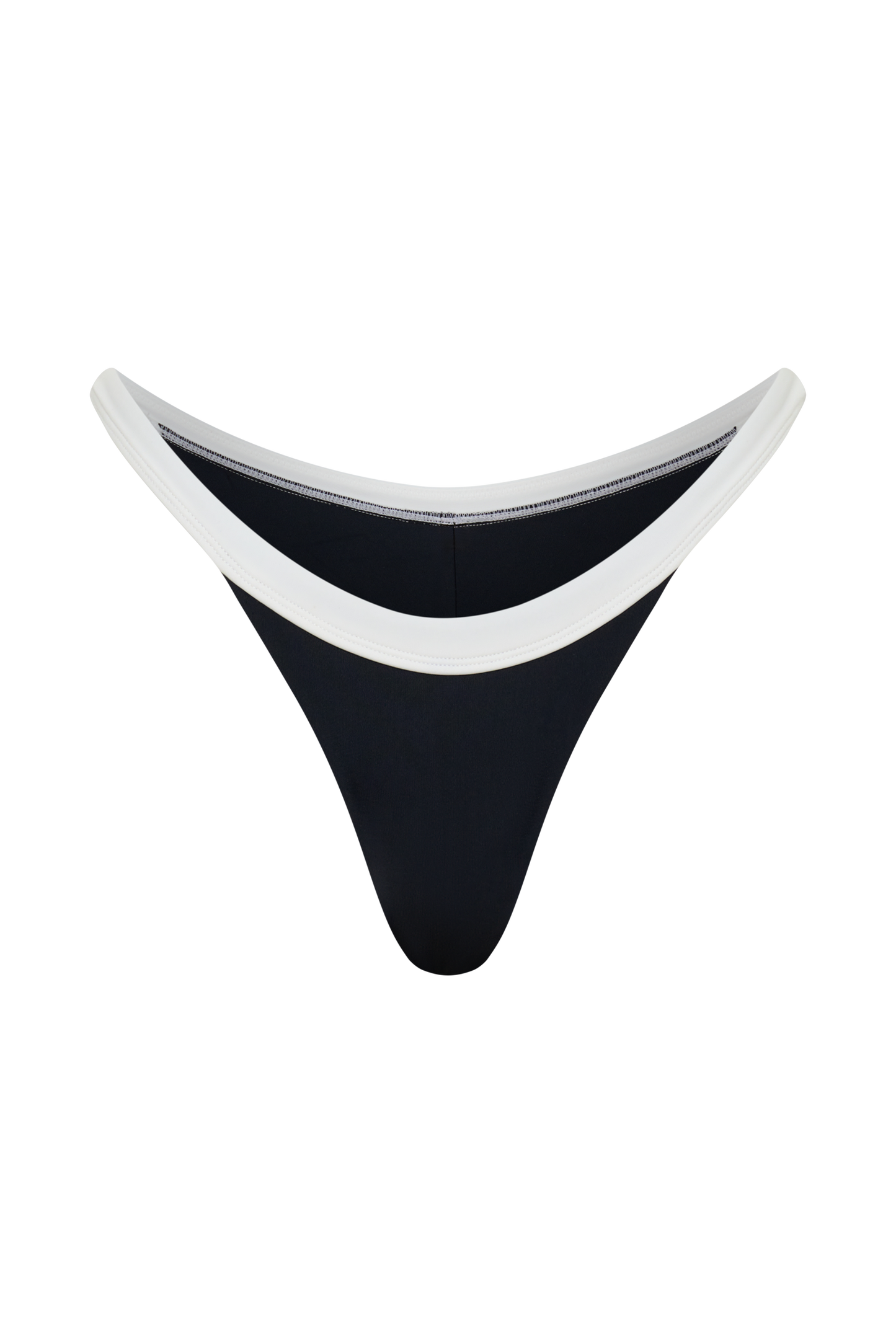 Isla Brazilian Bikini Bottom - Black/White vista 13