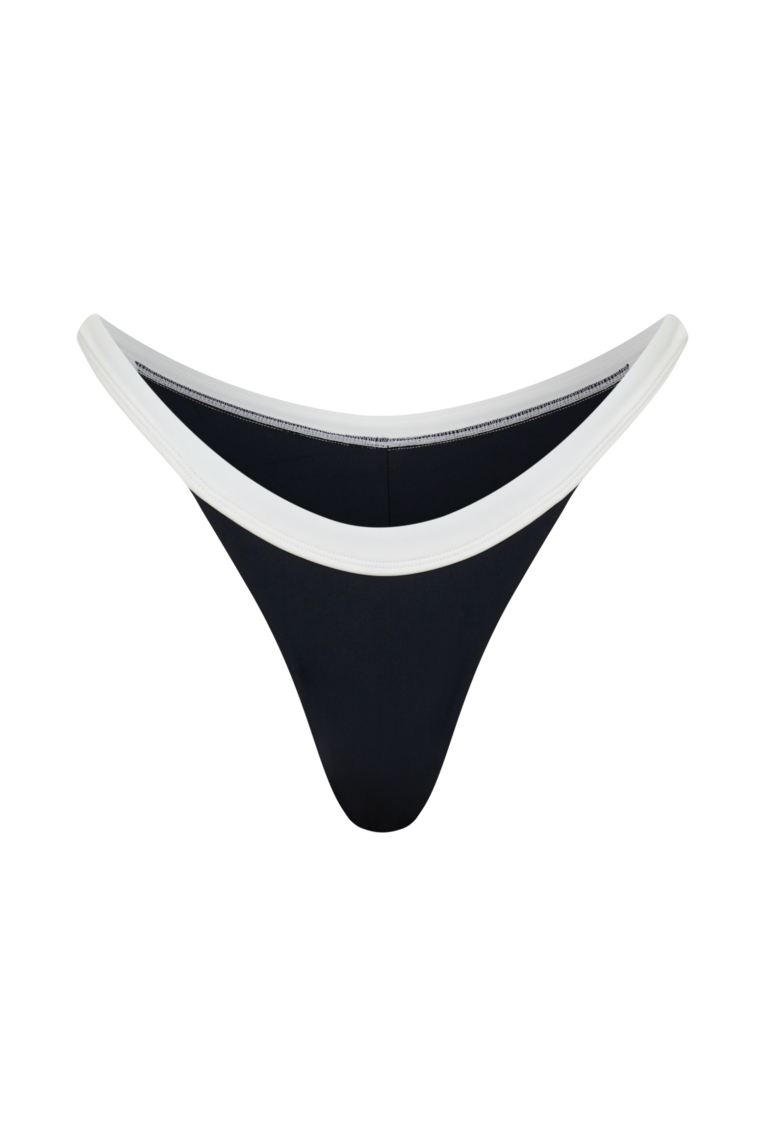Isla Brazilian Bikini Bottom - Black/White vista 13