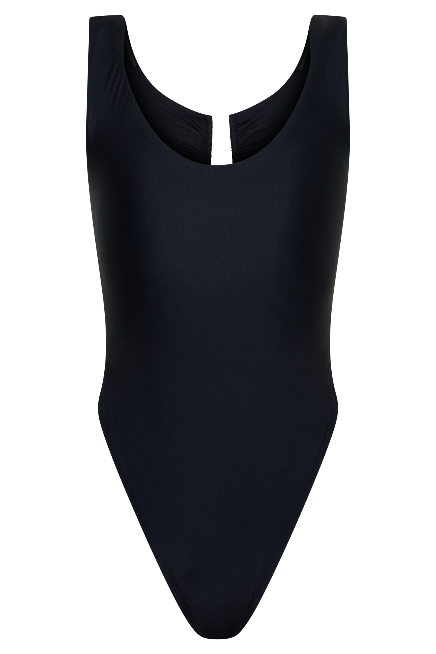 Yumi U-Wire Plunge One Piece Swimsuit - Black vista 12