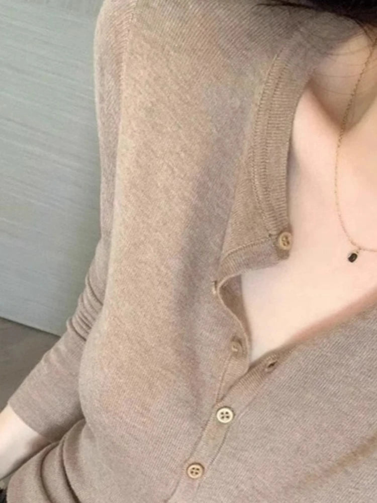 Jersey Punto Fino Abotonado