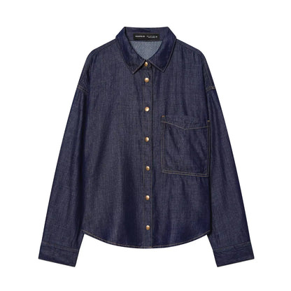 Conjunto denim camisa y pantalón
