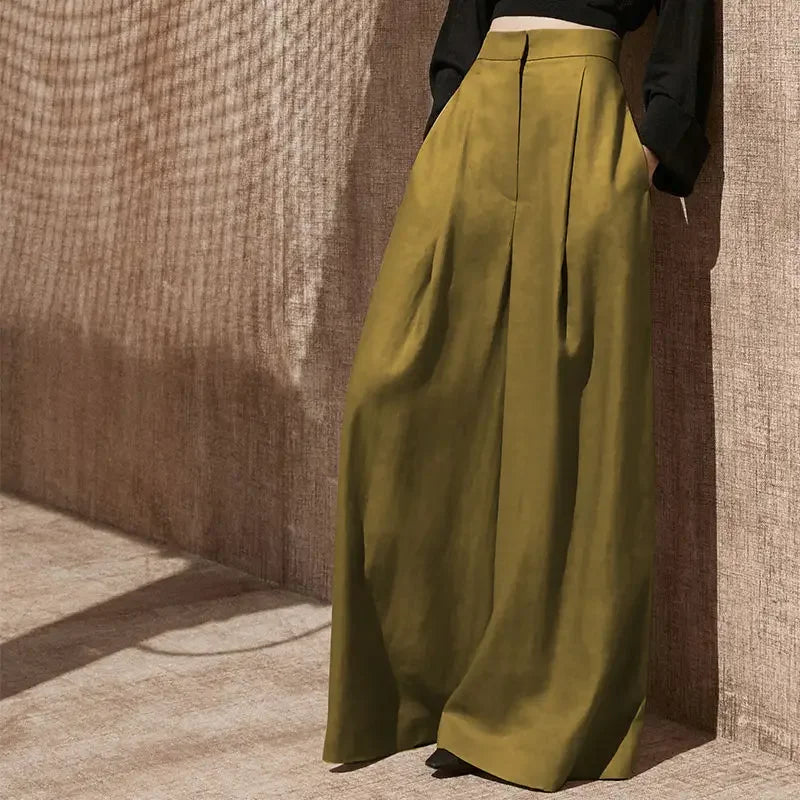 Pantalón Wide con Pinza