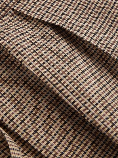 Pantalón Cuadros Wide Leg